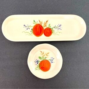 Emerson Creek Pottery ~ Bedford, VA Olive Long Dish Tray and Round 2011 …